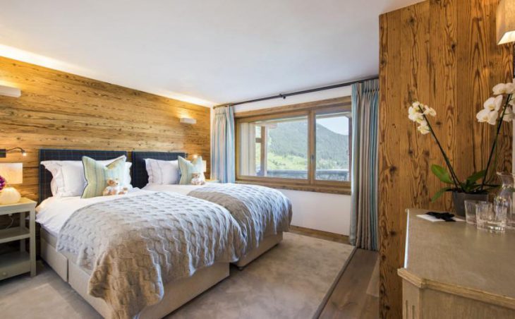 Chalet Les Etrennes, Verbier, Twin Bedroom